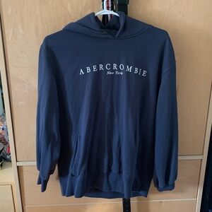 Abercrombie & Fitch Soft Collection Hoodie in Dark Blue